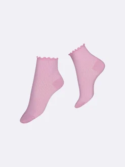 Nanso Katso Valikoima|Katso Sukat*AURORA lyhyet nilkkasukat - pinkki