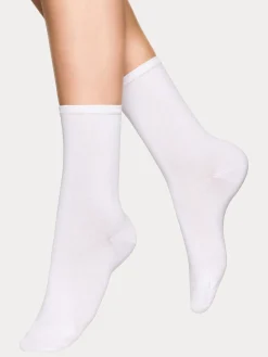 Nanso Katso Valikoima|Katso Sukat*COTTON BASIC nilkkasukat, 5 paria - valkoinen