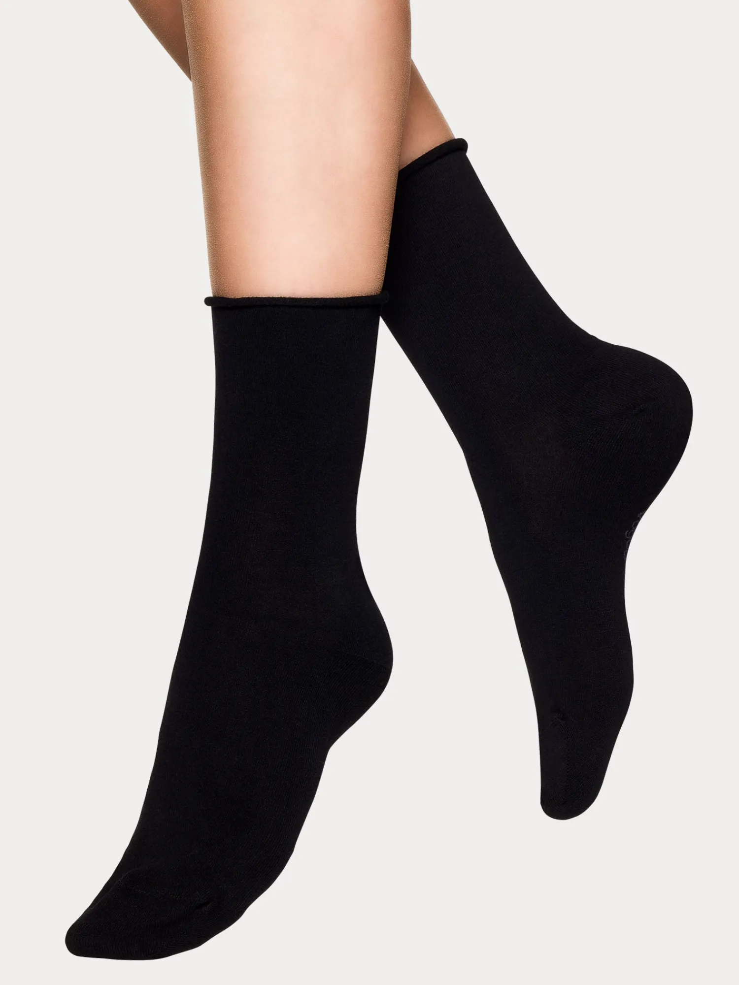 Nanso Katso Valikoima|Katso Sukat*COTTON COMFORT sukat, 2 paria - musta