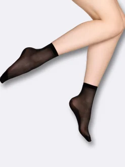 Nanso Katso Valikoima|Katso Sukat*EVERYDAY BASIC nilkkasukat 20 den, 2 paria - musta