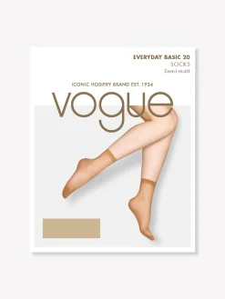 Nanso Katso Valikoima|Katso Sukat*EVERYDAY BASIC nilkkasukat 20 den, 2 paria - musta