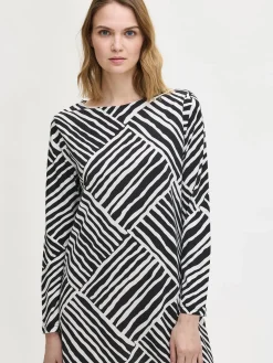 Nanso Yöasut Ja Oloasut*KAISLI pitkähihainen lyhyt yöpaita -