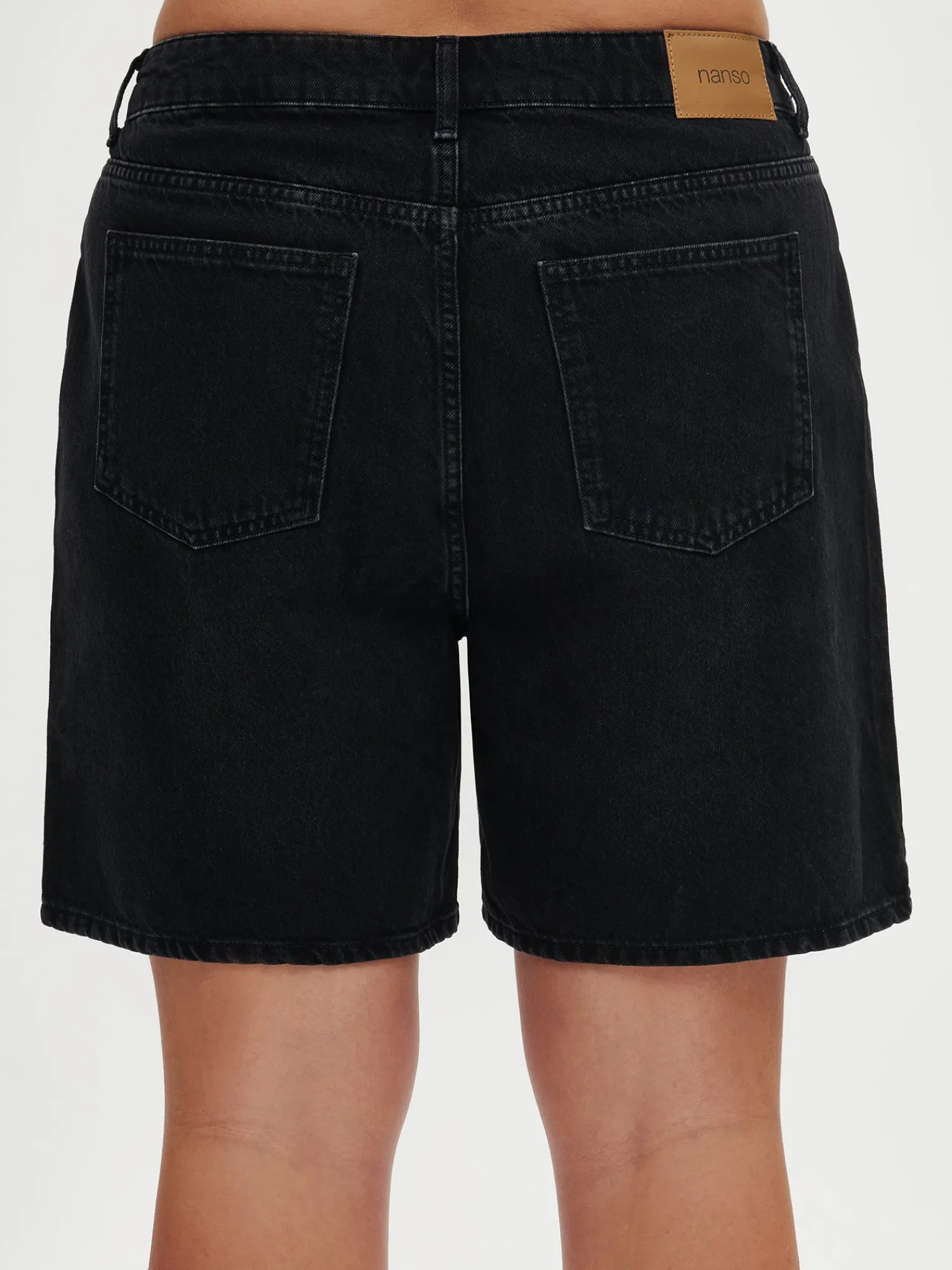 Nanso Housut Ja Farkut*KAMILLA farkkushortsit - tumman