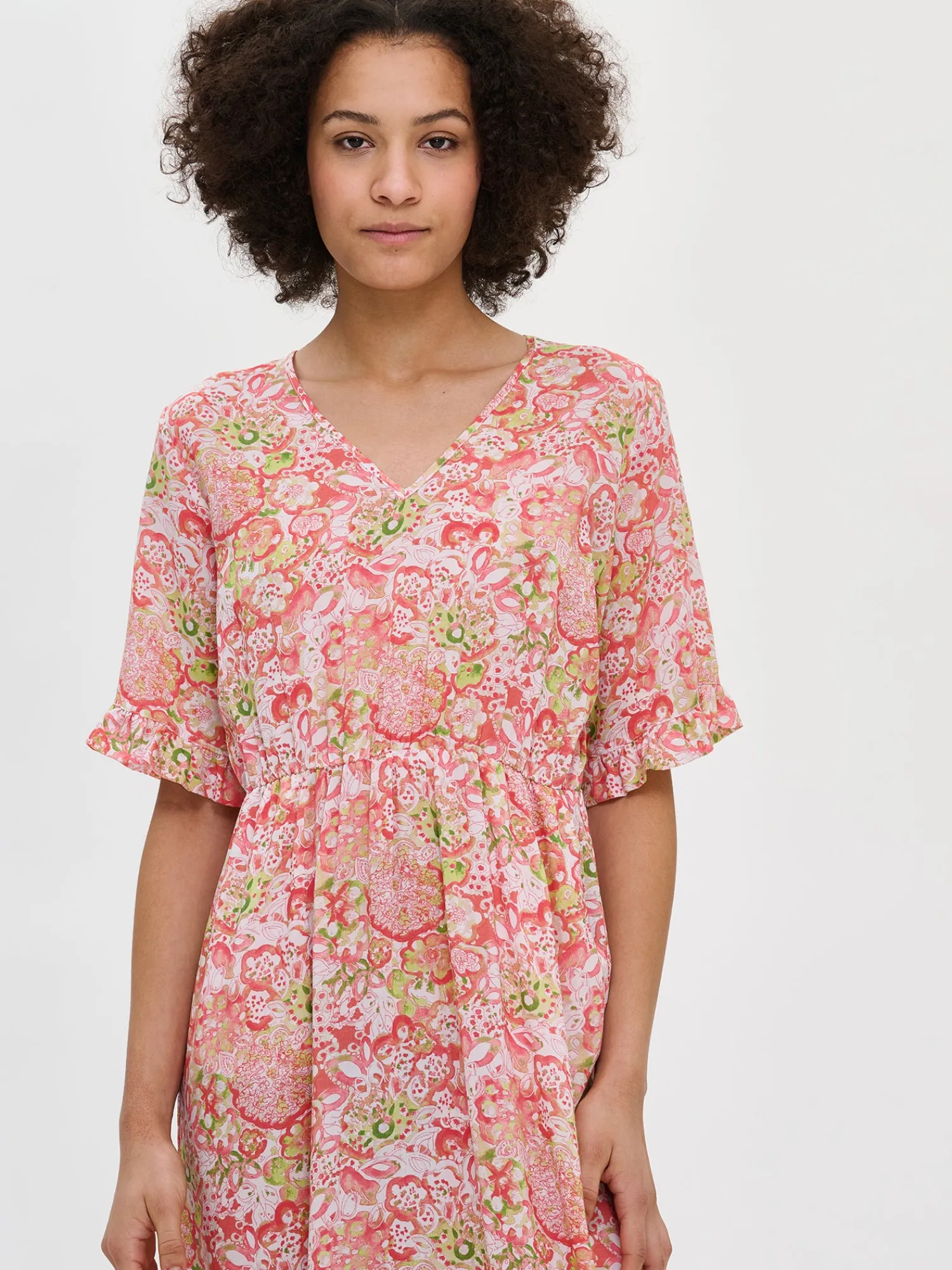 Nanso Mekot*KREETA pitkä kangasmekko -