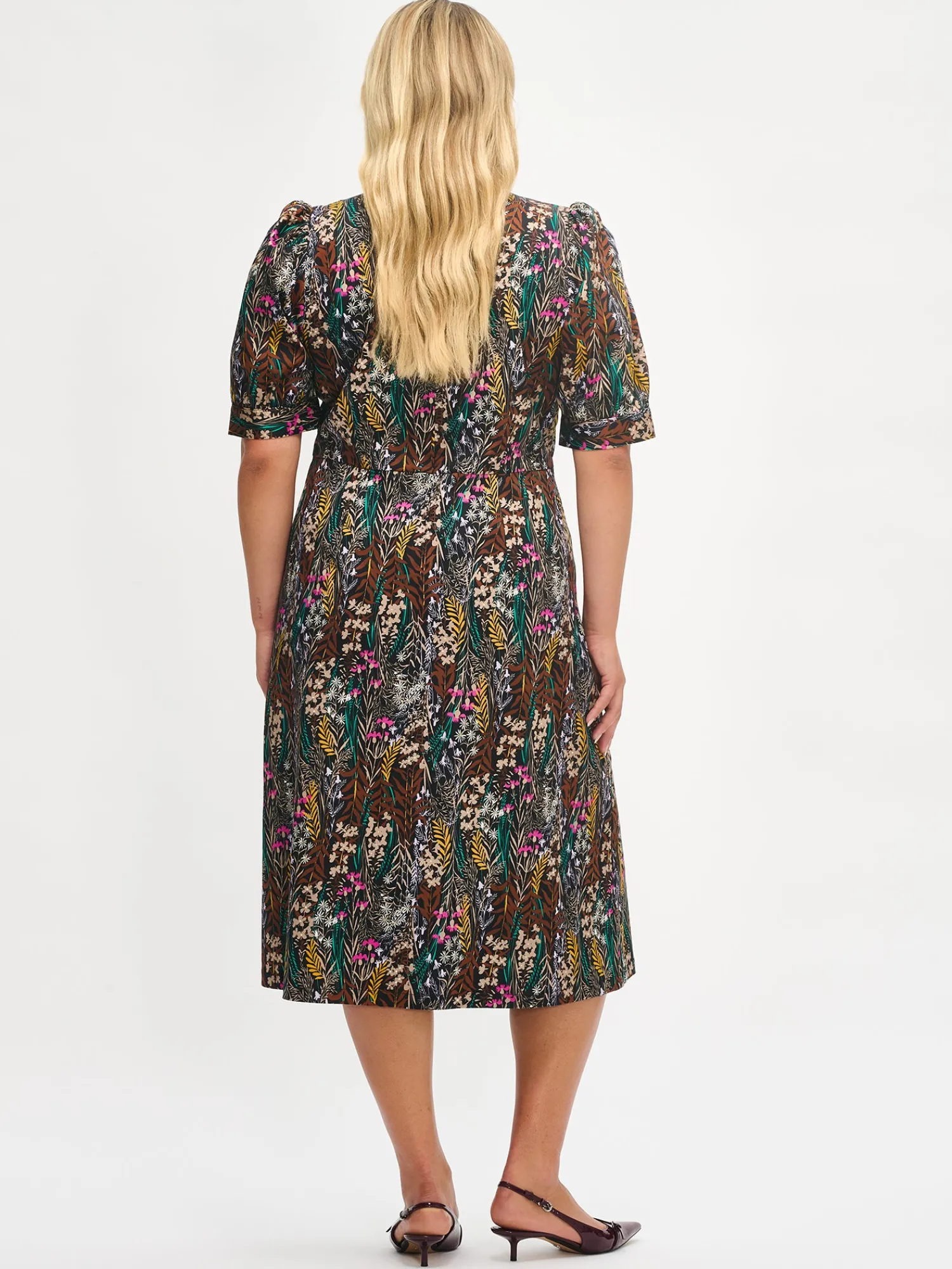 Nanso Mekot*KUUTAMO pitkä kangasmekko -