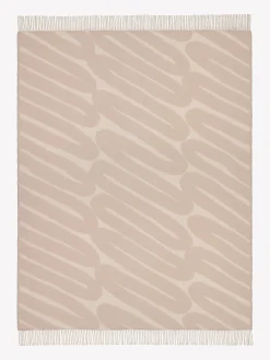 Nanso Tyynynpäälliset, Torkkupeitot Ja Viltit*LASKOS torkkupeitto - -valkoinen