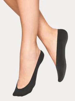 Nanso Katso Valikoima|Katso Sukat*LAZER CUT STEPS sukat, 2 paria - musta