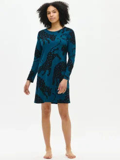 Nanso Yöasut Ja Oloasut*LEONORA lyhyt pitkähihainen yöpaita -