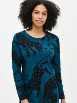 Nanso Yöasut Ja Oloasut*LEONORA lyhyt pitkähihainen yöpaita -