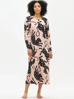 Nanso Yöasut Ja Oloasut*LEONORA pitkähihainen pitkä yöpaita –