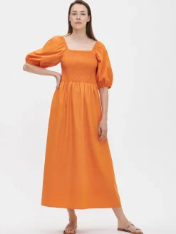 Nanso Mekot*LUISA pitkä kangasmekko -