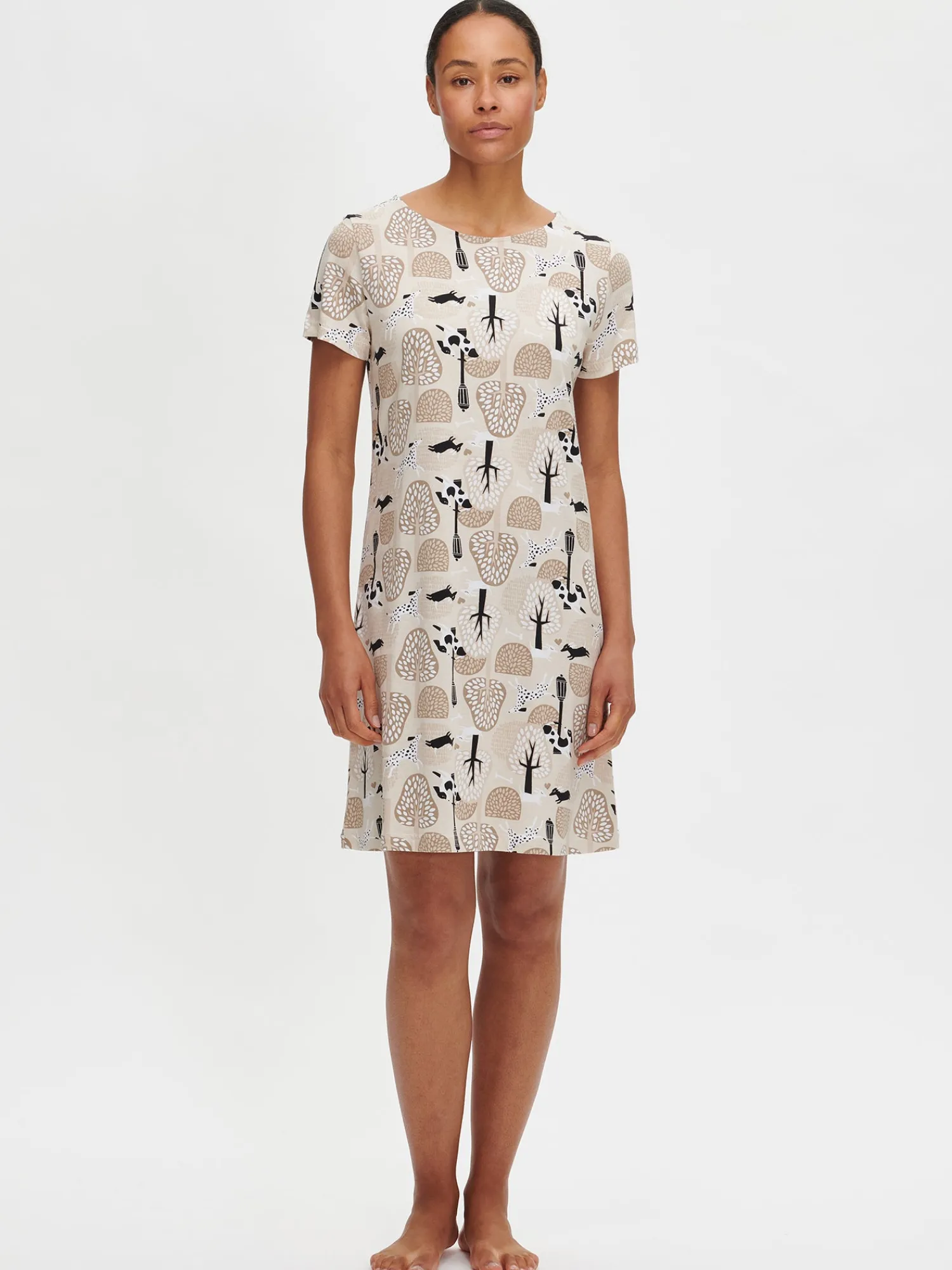 Nanso Yöasut Ja Oloasut*LUNA lyhyt yöpaita -