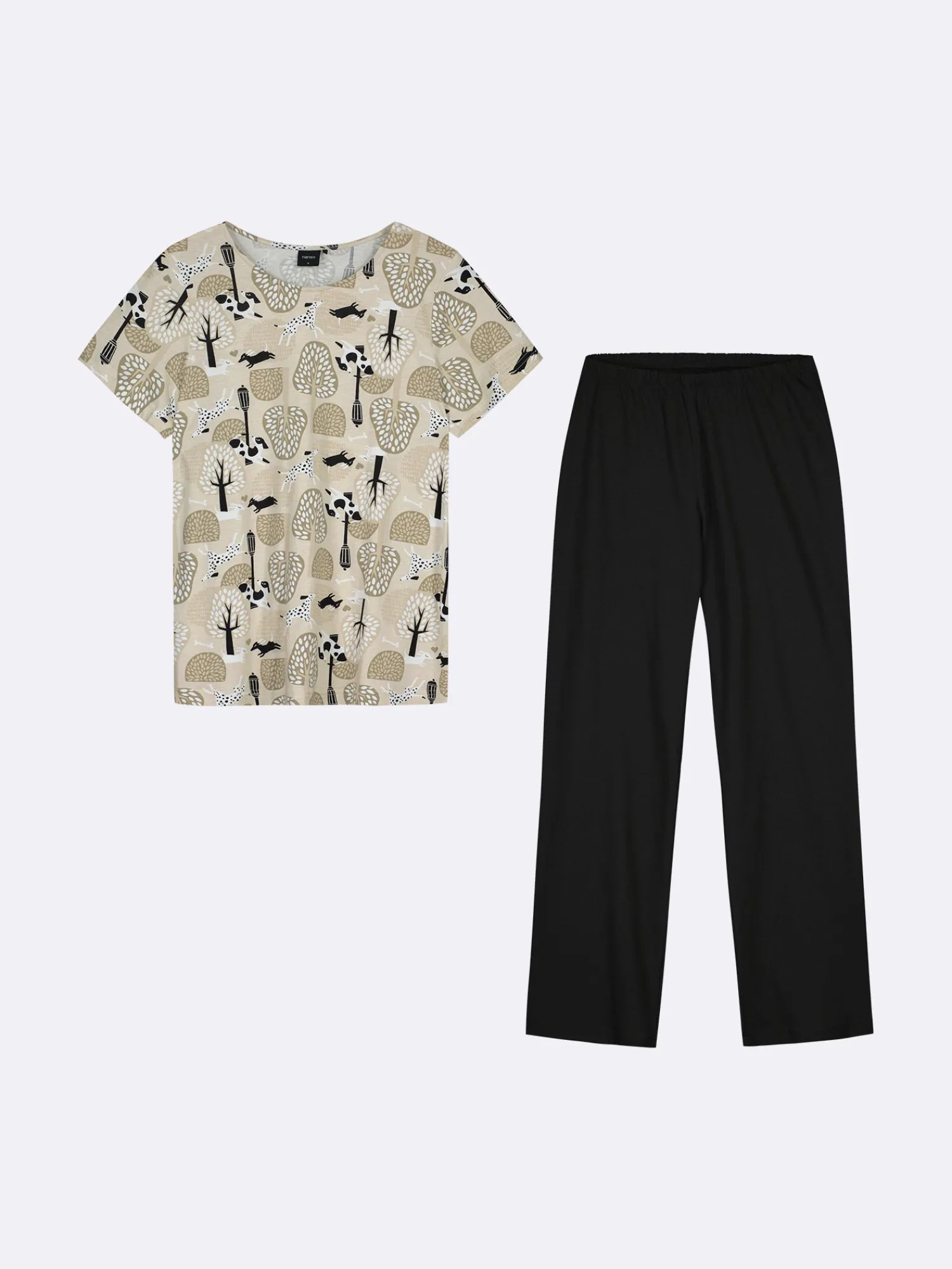 Nanso Yöasut Ja Oloasut*LUNA pyjama -