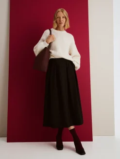 Nanso Laukut|Asusteet*MAXI NARU nahkalaukku - tumma viininpunainen