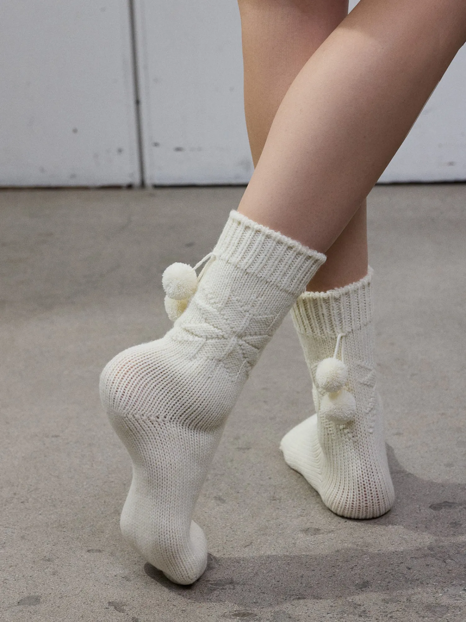 Nanso Katso Valikoima|Katso Sukat*MIRIAM WOOL nilkkasukat - luonnonvalkoiset