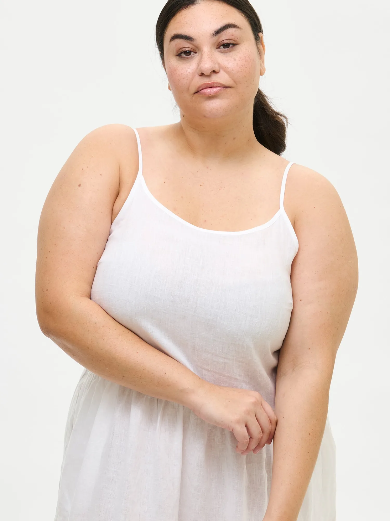 Nanso Pellavavaatteet|Mekot*PELLAVA hihaton mekko -