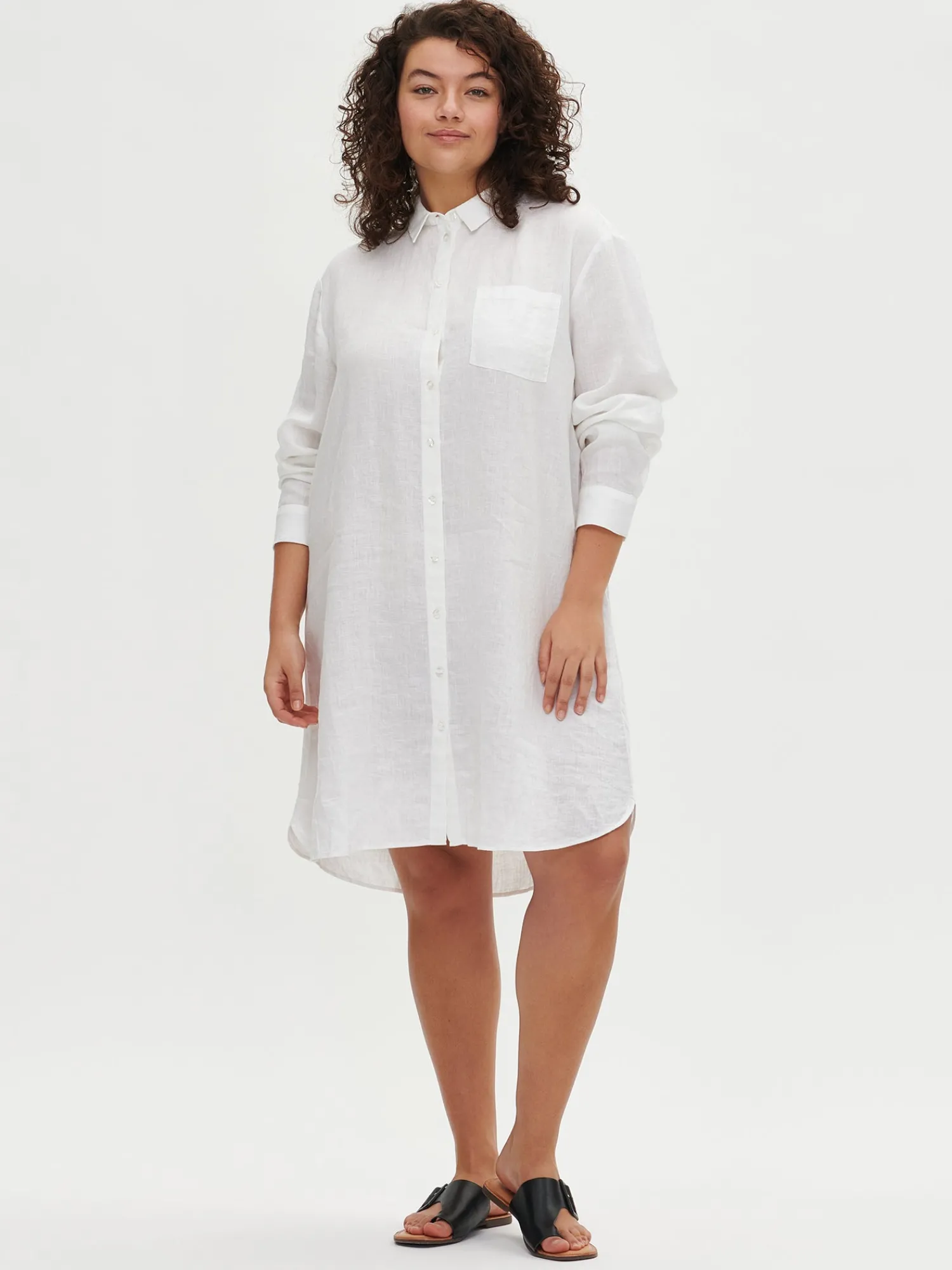 Nanso Pellavavaatteet|Paidat Ja Tunikat*PELLAVA pitkä paitapusero -