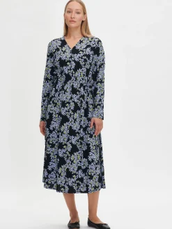 Nanso Mekot*PIHLAJA pitkä kangasmekko -