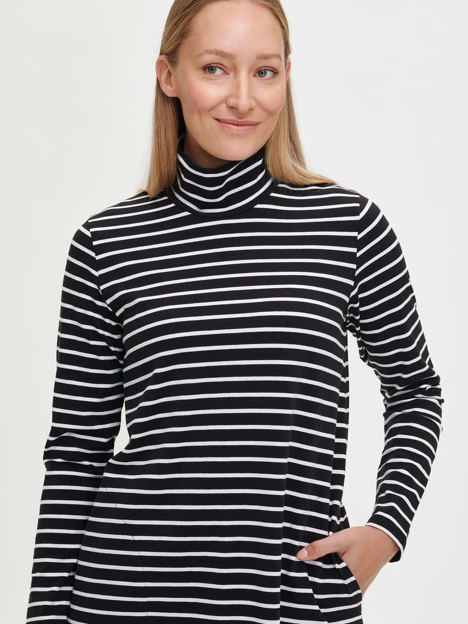 Nanso Paidat Ja Tunikat*RAITA poolotunika - valkoinen