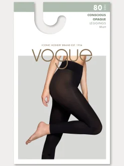 Nanso Katso Valikoima|Katso Sukkahousut*RECYCLED OPAQUE 80 den leggingsit - musta