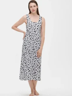 Nanso Yöasut Ja Oloasut*ROOSA hihaton pitkä yöpaita -