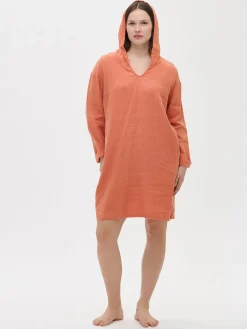 Nanso Pellavavaatteet|Yöasut Ja Oloasut*SARASTUS hupparimekko -