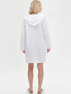 Nanso Pellavavaatteet|Yöasut Ja Oloasut*SARASTUS hupparimekko -