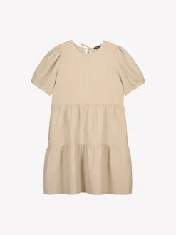 Nanso Pellavavaatteet|Mekot*SARASTUS lyhyt pellavamekko -