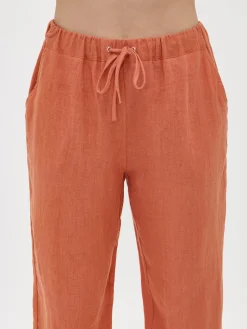 Nanso Pellavavaatteet|Yöasut Ja Oloasut*SARASTUS pellavahousut -