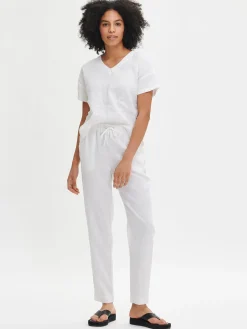 Nanso Pellavavaatteet|Yöasut Ja Oloasut*SARASTUS pellavahousut -