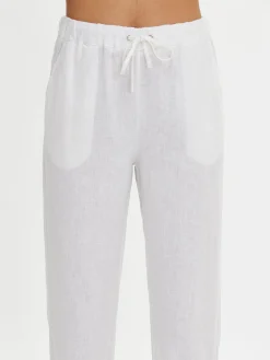 Nanso Pellavavaatteet|Yöasut Ja Oloasut*SARASTUS pellavahousut -