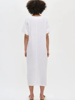 Nanso Pellavavaatteet|Yöasut Ja Oloasut*SARASTUS pellavakaftaani -