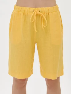 Nanso Pellavavaatteet|Yöasut Ja Oloasut*SARASTUS pellavashortsit -