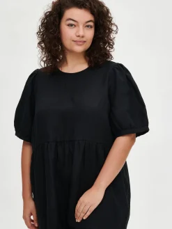 Nanso Pellavavaatteet|Mekot*SARASTUS pitkä pellavamekko -