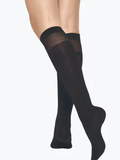 Nanso Katso Valikoima|Katso Sukat*SUPPORT TRAVEL polvisukat - musta