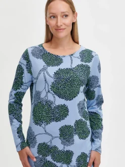 Nanso Yöasut Ja Oloasut*TUOMI lyhyt pitkähihainen yöpaita -