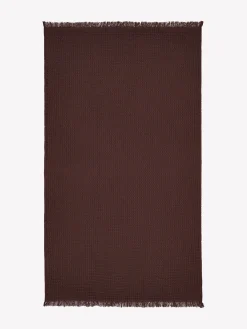 Nanso Pyyhkeet Ja Kosmetiikkalaukut*VOHVELI kylpypyyhe - tumman